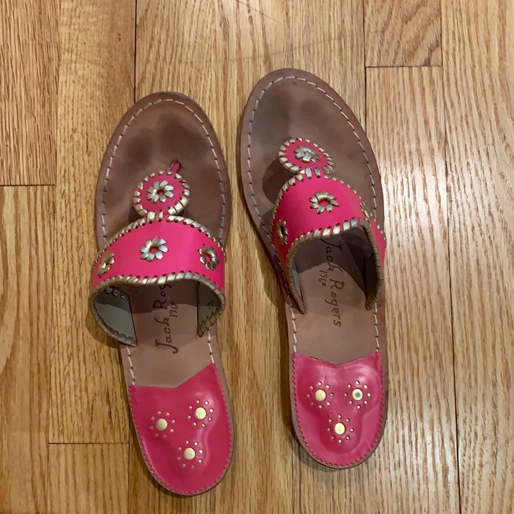 Jack Rogers Size 10 pink sandals. Great condition